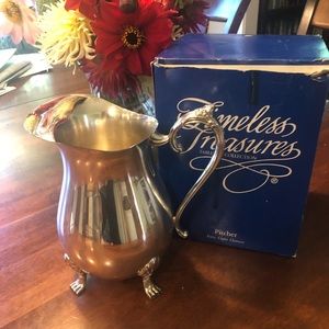 Silver plated pitcher